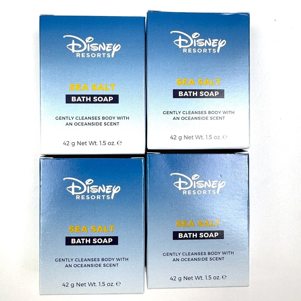 Disney Resorts Room Amenities 4 Sea Salt Bath Soaps 8 Mint Mouthwash 4 Shower Cp - Picture 3 of 15